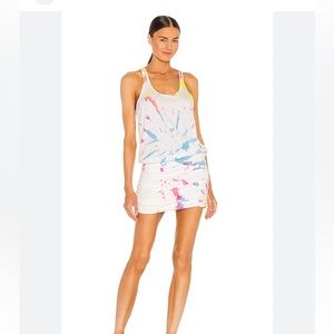 Michael Stars x REVOLVE Tie Dye Dress in Neon Starburst